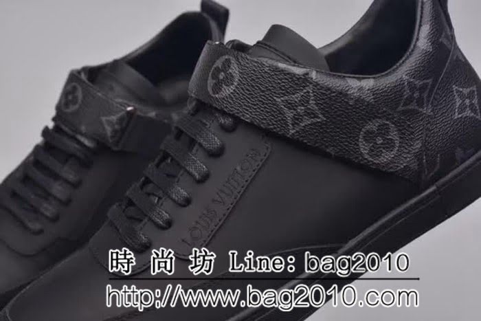 路易威登LV 高端狠貨 原版絲綢皮時尚休閒運動低幫男鞋 8FX2051